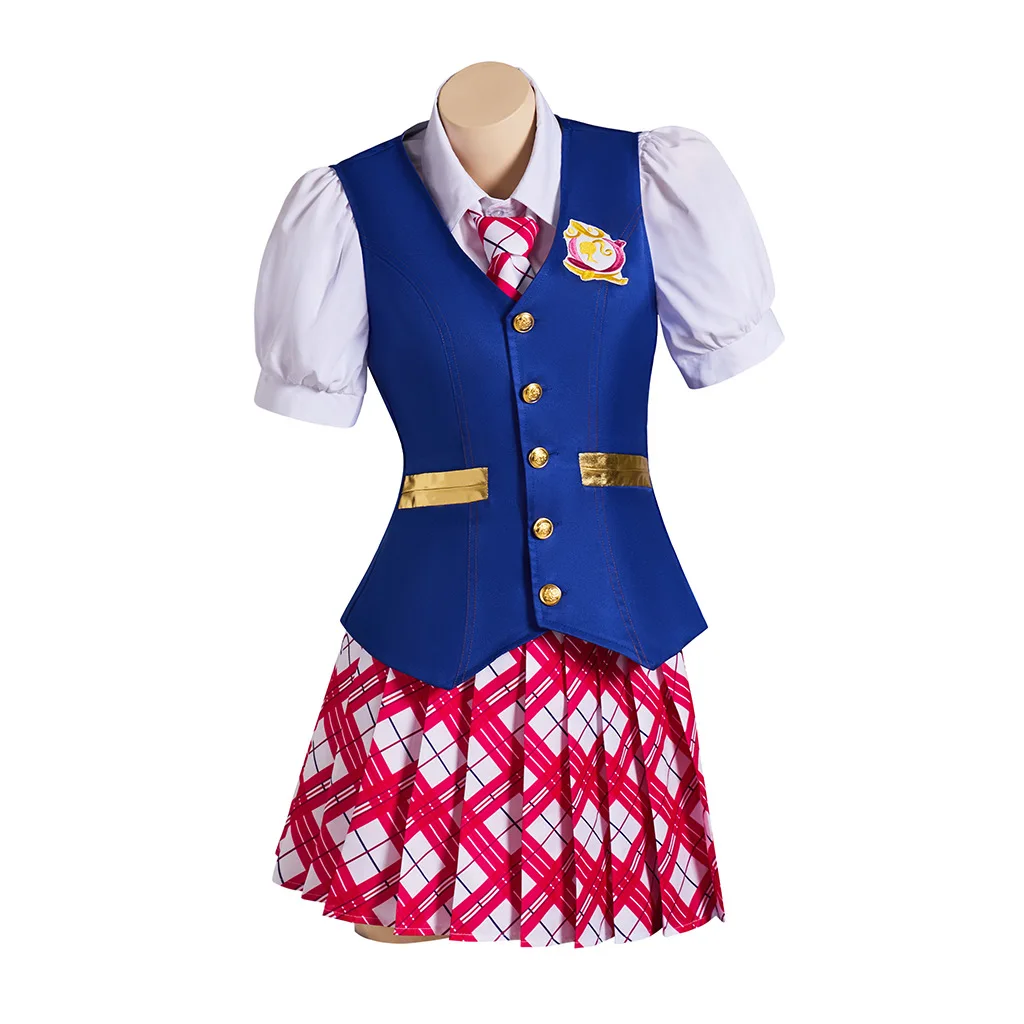 

Live Action Movie Barbie Cosplay Costume Princess College Uniform Delancey Barbie Dress Cosplay Costume