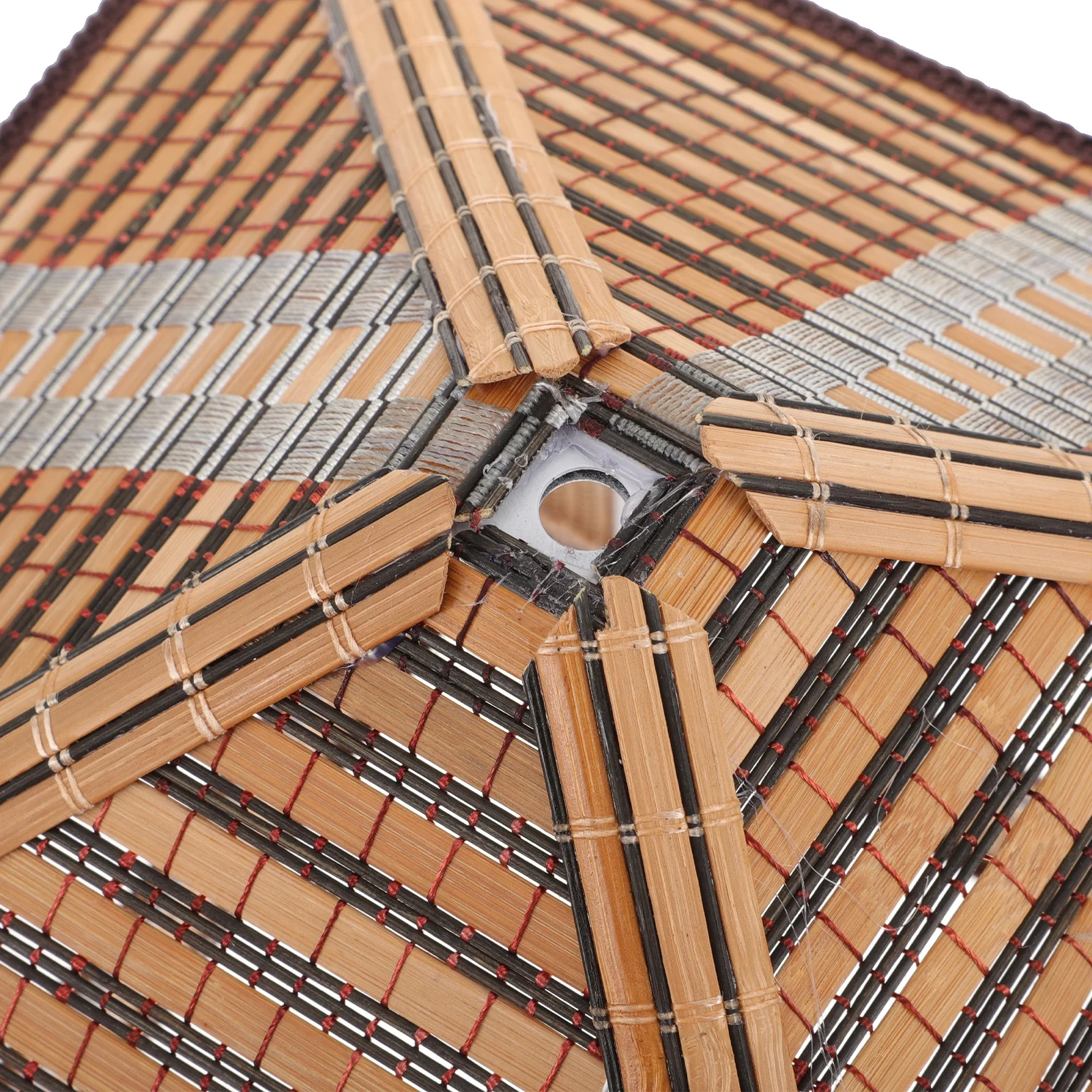 

House Shaped Woven Lampshade Pendant Ceiling Light Cover Rustic Style Durable Long Lasting No Dazzling Warm Atmosphere