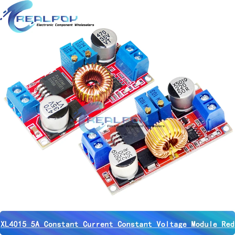 XL4015 2 in 1 5A Adjustable Power CC CV Step-down Charge Module LED Driver Voltmeter Ammeter Constant current constant voltage