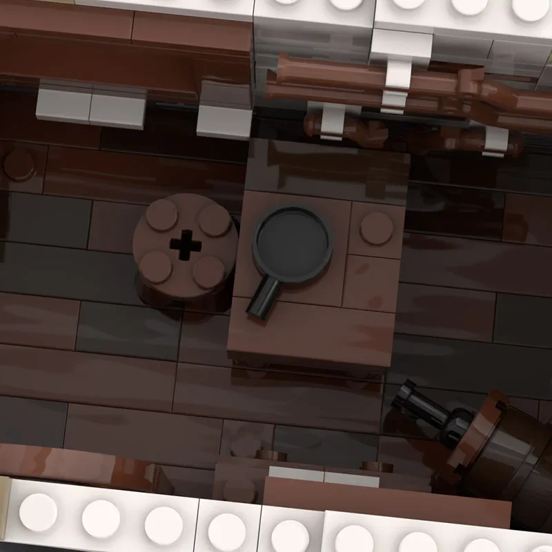 海賊城要塞ビルディングブロック - 創造的な建設おもちゃ中世エルドラドモデルキット、子供向け教育ギフト