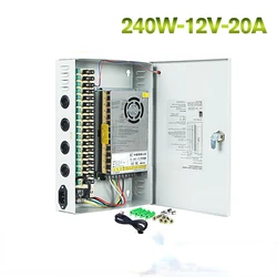 240W-12V-18CH 12V20A240W power supply 18 channel centralized power supply monitoring power box