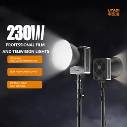 Miaotu G230W G330W portable LED photography light 2800K-6500K studio Baorongkou video light live studio fill light