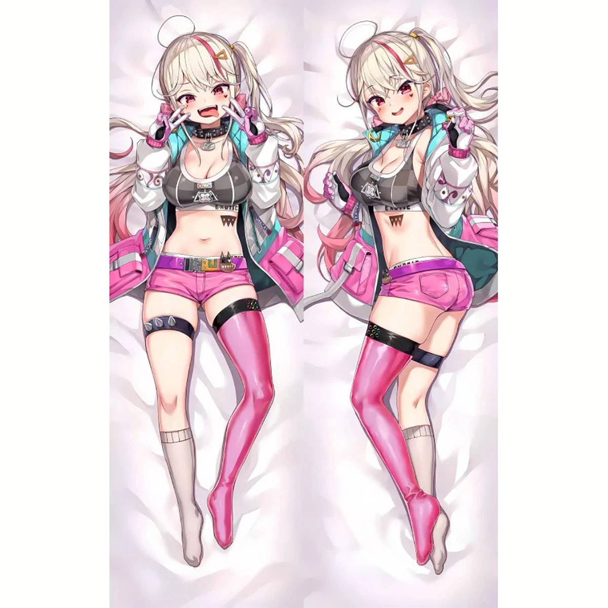 

Наволочка для обнимания Dakimakura 150x50 см, настраиваемая аниме-игра NIKKE: богиня победы, джекал, обнимающая подушка для тела