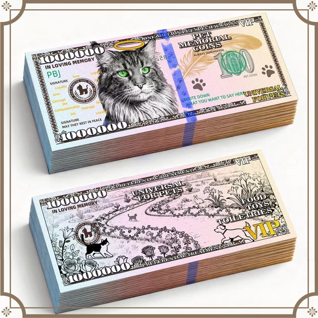 Pet sacrificial cat full set of sacrificial supplies, death memorial tribute set