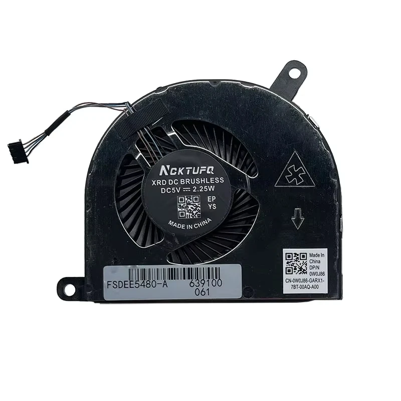 CPU Cooler Fan For DELL Latitude 5480 5490 5491 E5480 E5490 E5491 E5495 0P5F39 Laptop Cooling Fan