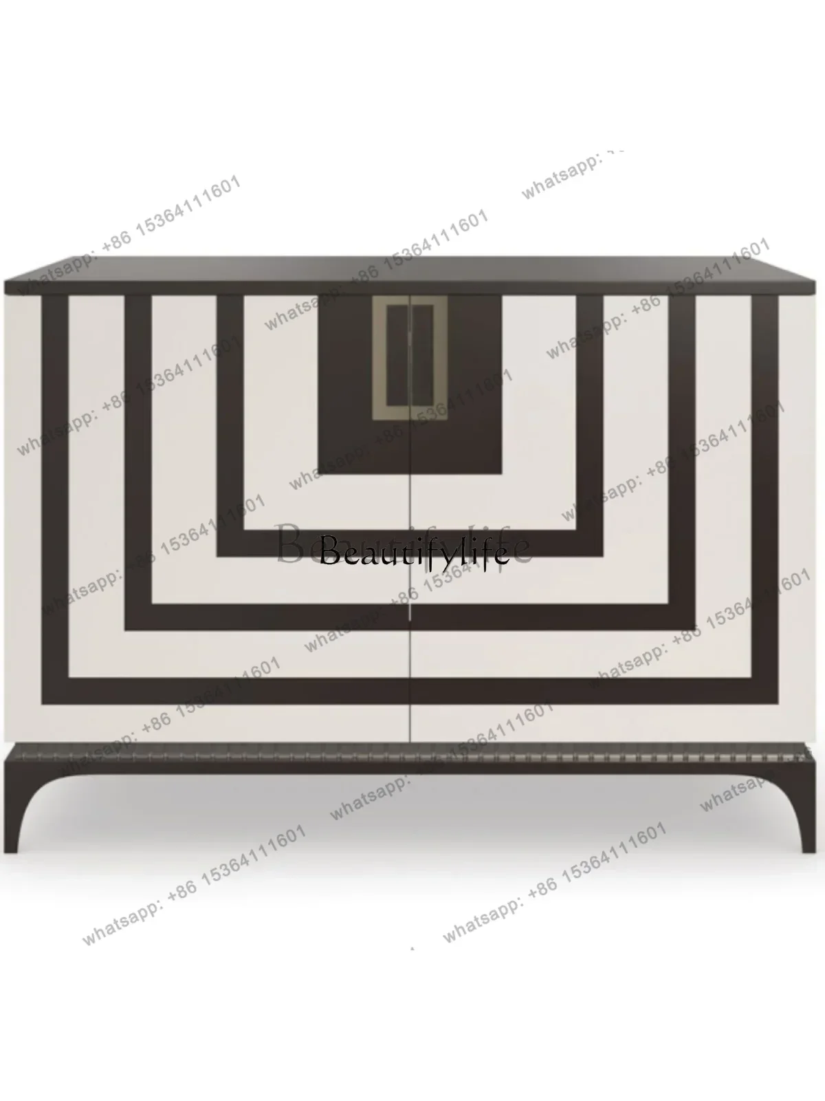 Customizable Italian-Style Light Luxury Dining Side Tea Cabinet Decorative Locker