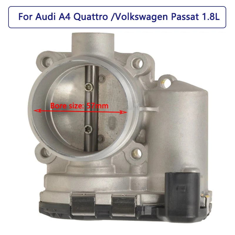 

New Throttle Body Assembly For VW Volkswagen Passat 1.8L Audi A4 06B133062M 0280750009 058133063P 06B133062B Throttle Valve