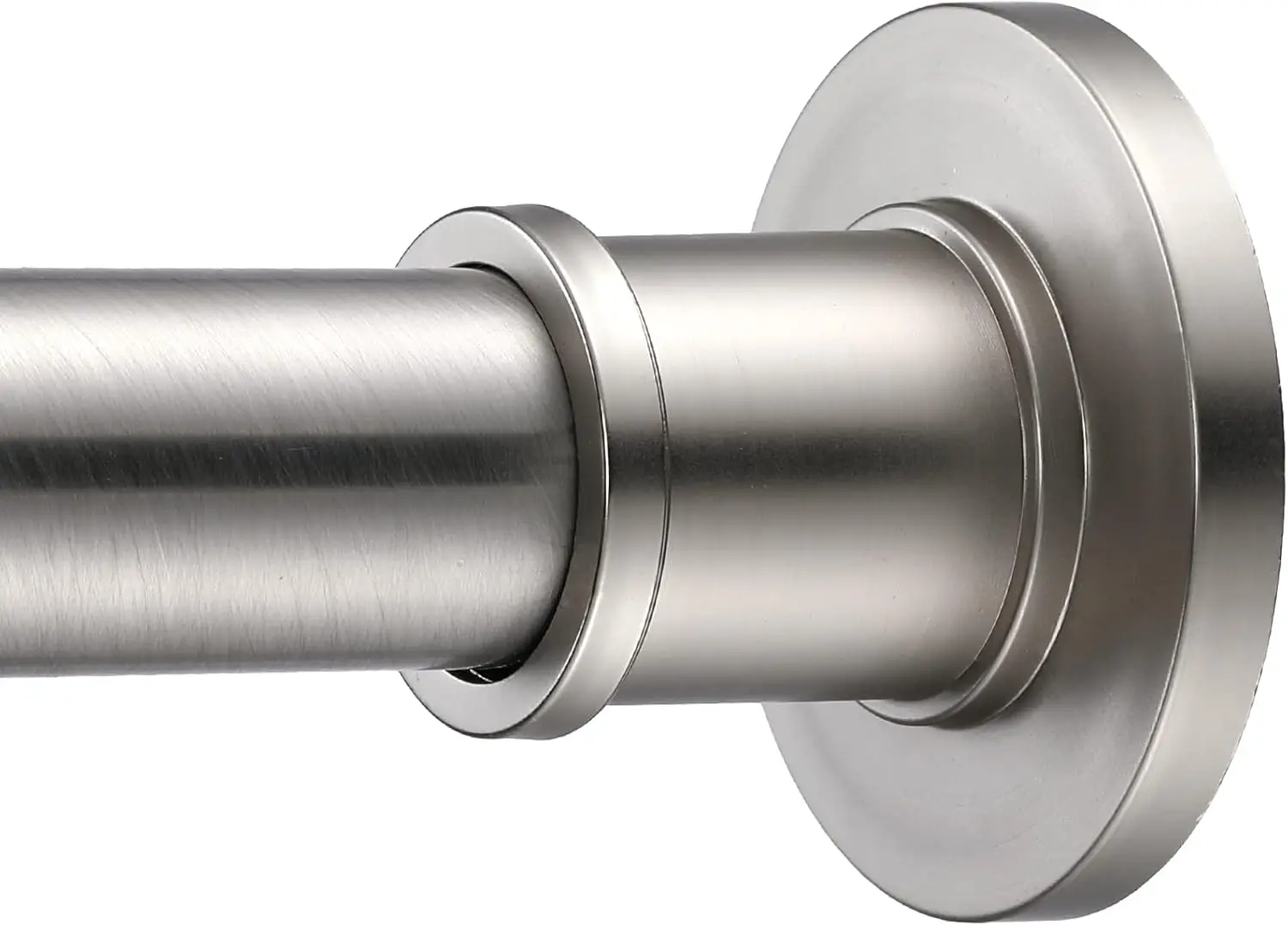 

Industrial Shower Curtain Rod - Rustproof Non-Slip 43-72 Inch 304 StainlSteel Tension Curtain Rod for