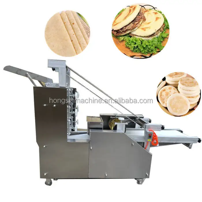 Tortilla Chapati Making Machine Arabic Pita Bread Roti Maker Paratha Naan Flat Bread Making Machine