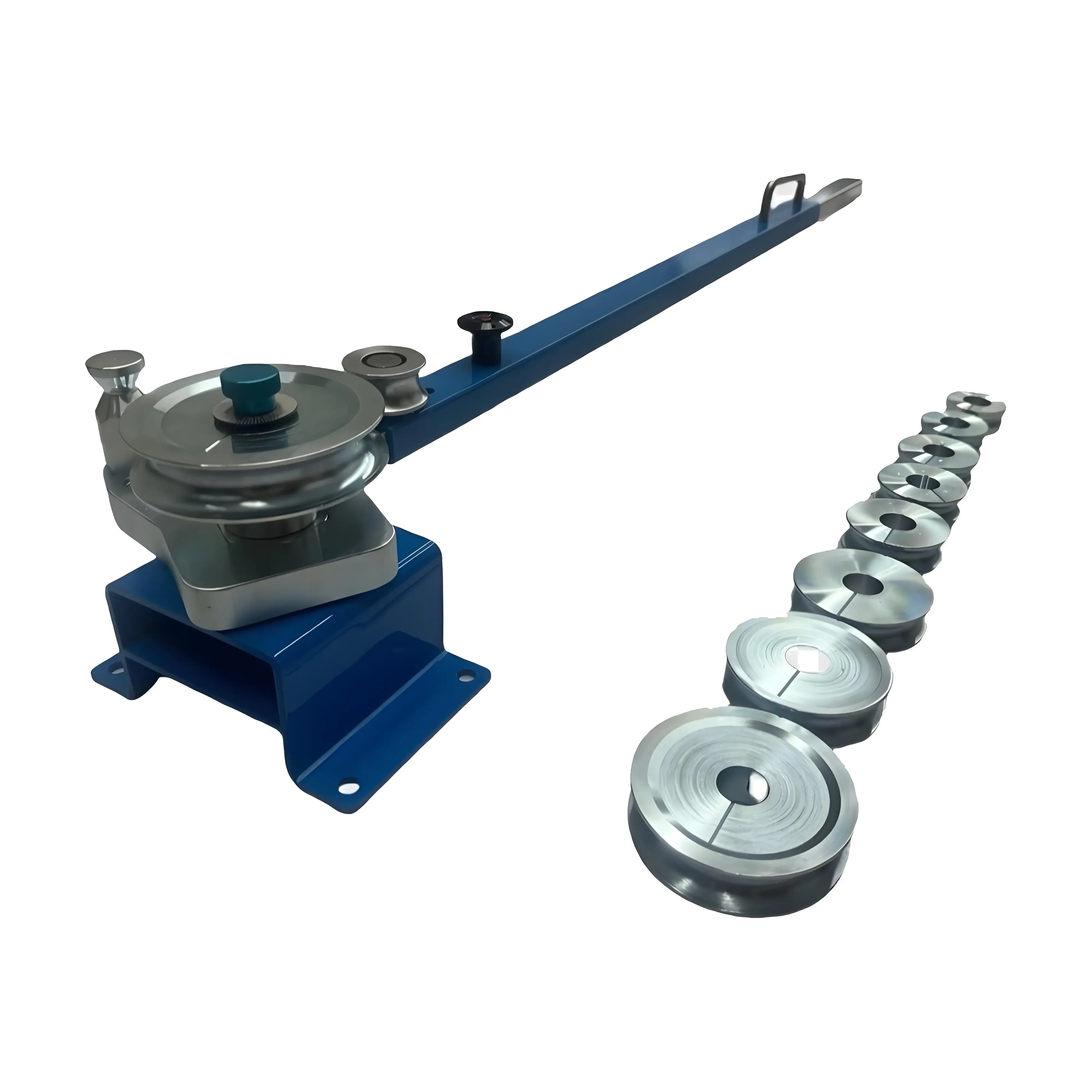 Multifunction Manual Metal Tube Craft Bending Machine Steel Rolling Scroll Pipe Bender Gear Pump Motor Core Components