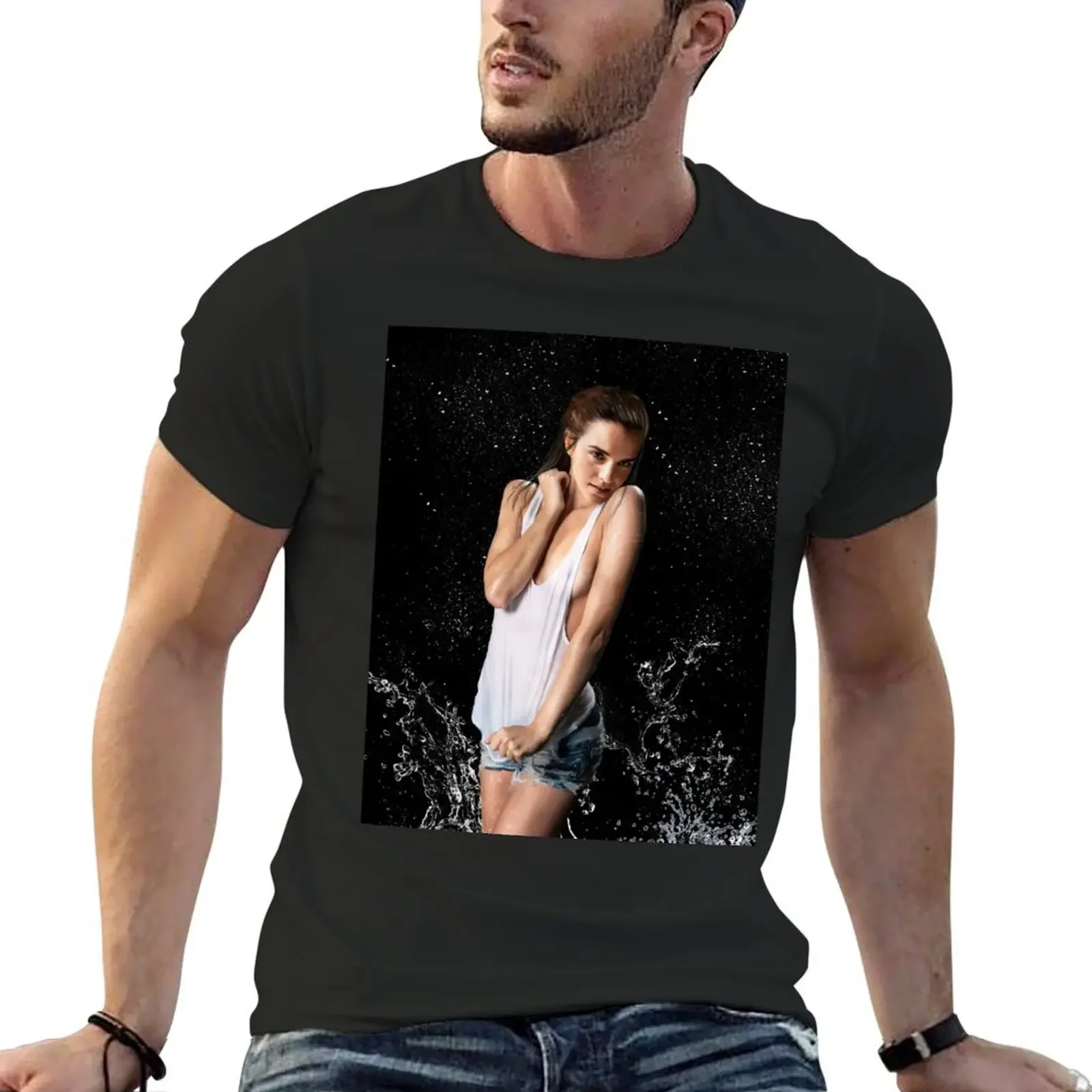 

Wet pose T-Shirt for a boy plus size tops mens graphic t-shirts funny