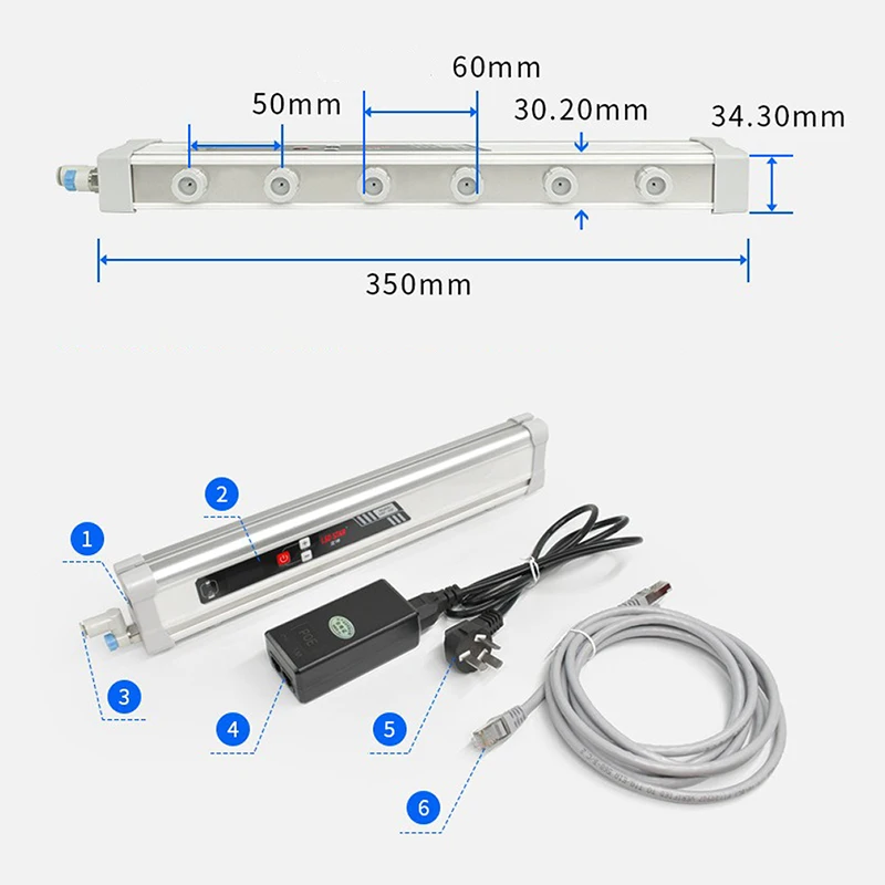 منتج آمن من JEJOR، قضيب مزيل إزالة الأيونات المضاد للكهرباء الساكنة لتأين الهواء #1