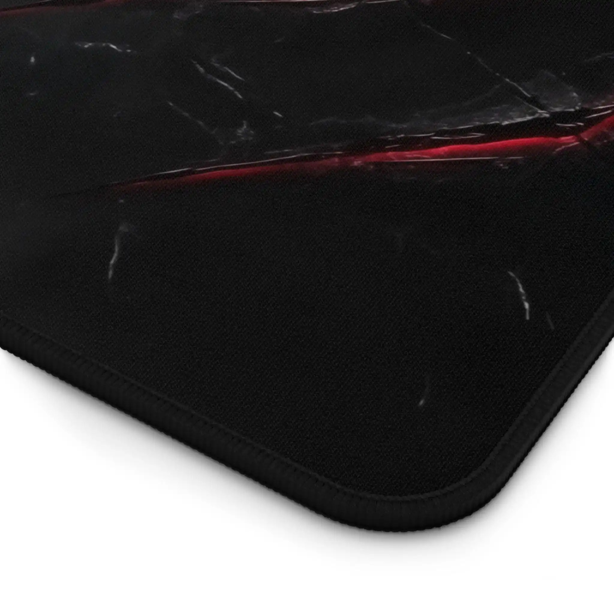 Cool tapis de bureau de jeu rouge et noir, tapis de souris antidérapant et imperméable, joli protecteur de bureau, un cadeau parfait pour les amis.