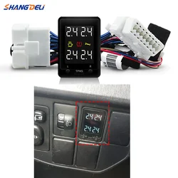 Digital Tire Pressure Monitor OBD TPMS for Toyota Corolla 2014 RAV4 Camry Prado Prius 2015 2016 2017 Security Alarm