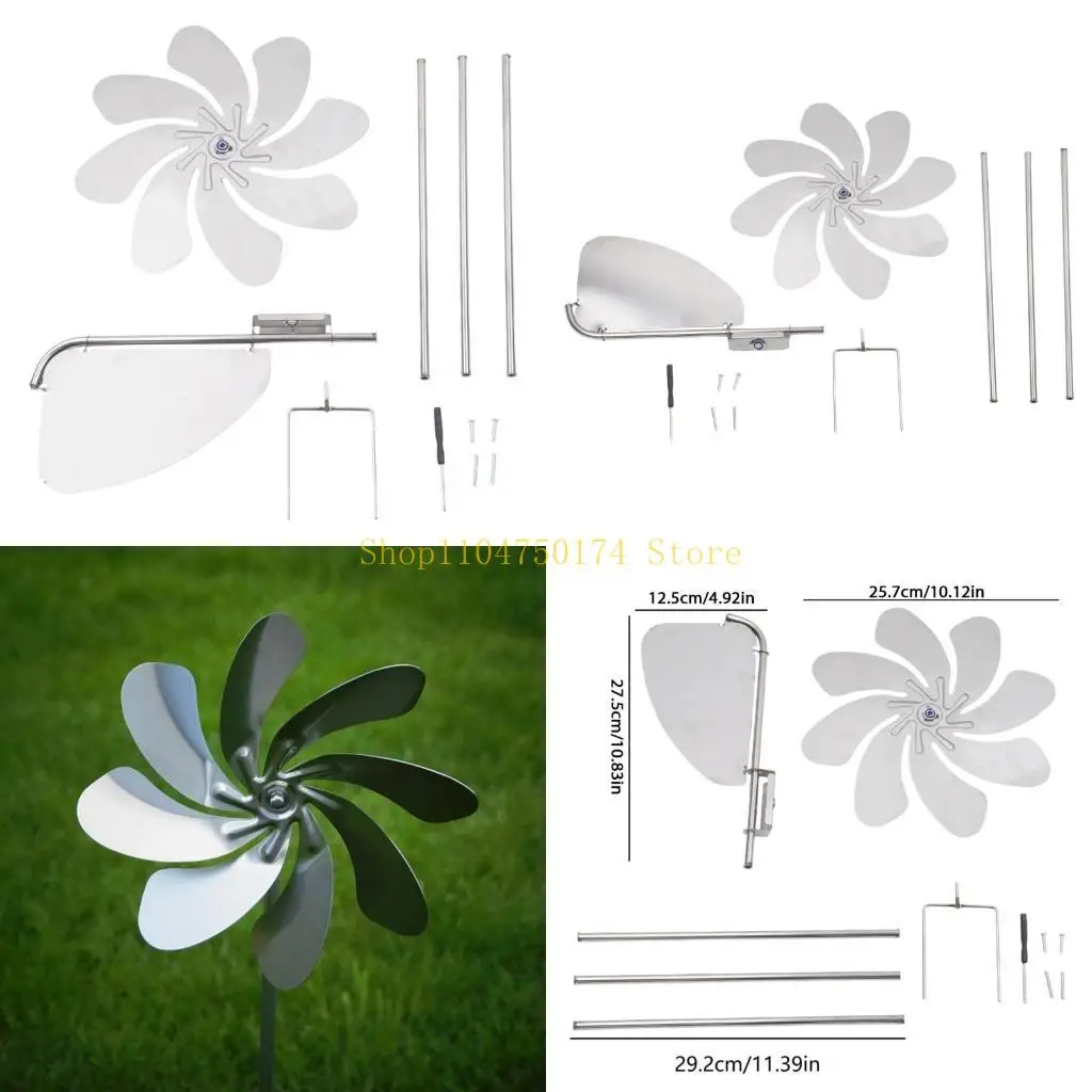 

Wind Spinner Rotation Unique Magical Metal Windmill Aesthetic Windchimes top sale