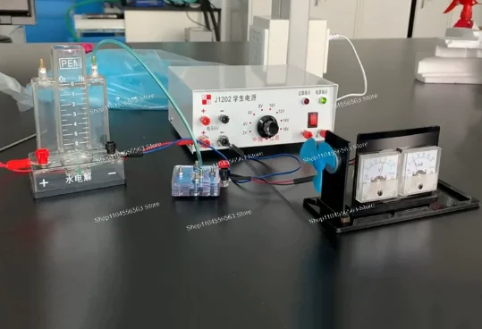 High School Chemistry Teaching Instrument PEM Hydrogen Fuel Cell Experiment Kit 26021 Water Electrolysis Science Lab Equipment