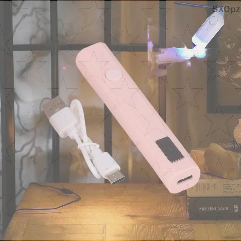 Zestaw szybkoschnących lamp LED UV do paznokci z wyświetlaczem czasu, mini ręczny długopis