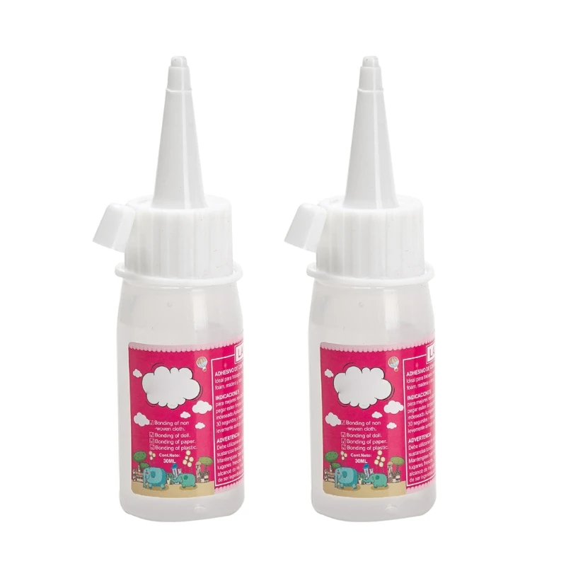 Watertproof Art Craft 30ml Clear Quick Drying Non-toxic Children-friendly for Ideal for Home School Boys Girls