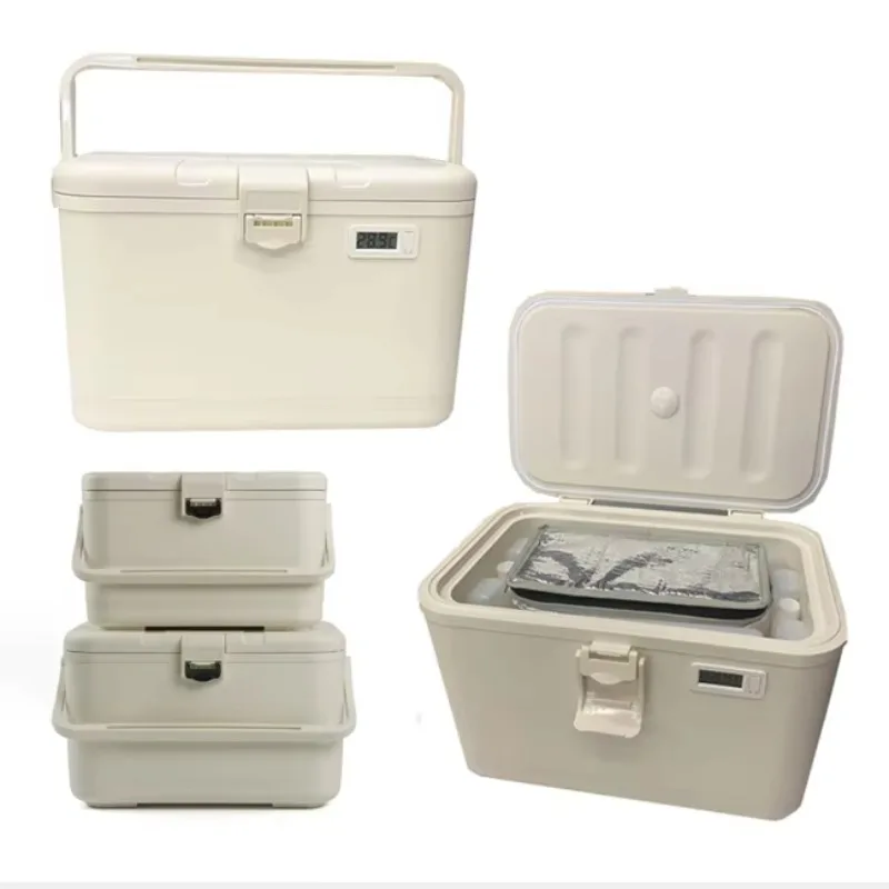 12L Portable Medical Insulin Vaccine Biological Transport Cooler Box