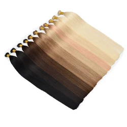 Russian Remy Human Hair 1g Per Stand Nano Ring Human Hair Extensions Double Drawn 100g per pack