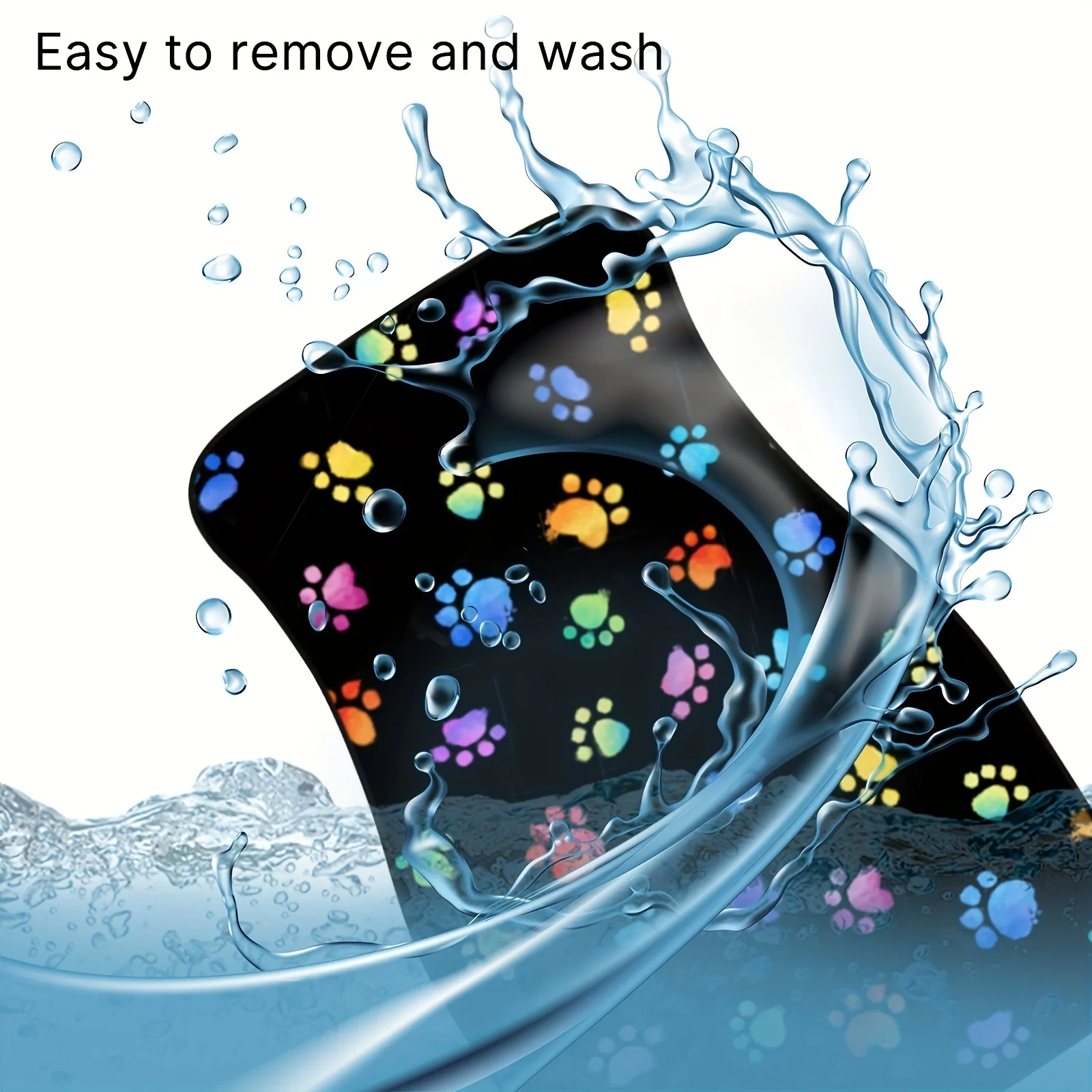 1pc Universal Car Floor Mat Non-Slip Durable Four Seasons Car Carpet Easy Clean and Wear-Resistant Floor Mat