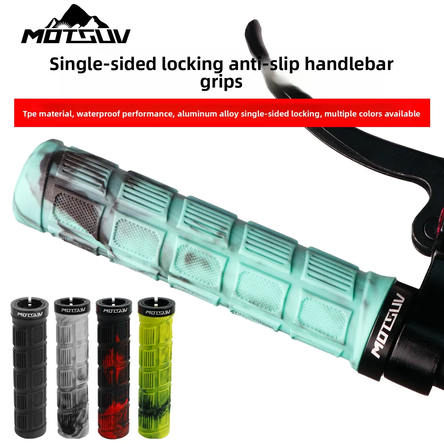 

Scooter Grips Mixed Color MTB BMX Handlebar Grips Locking anti-slip function Soft Grips for Pro Stunt Kick Scooter Mountain Bike