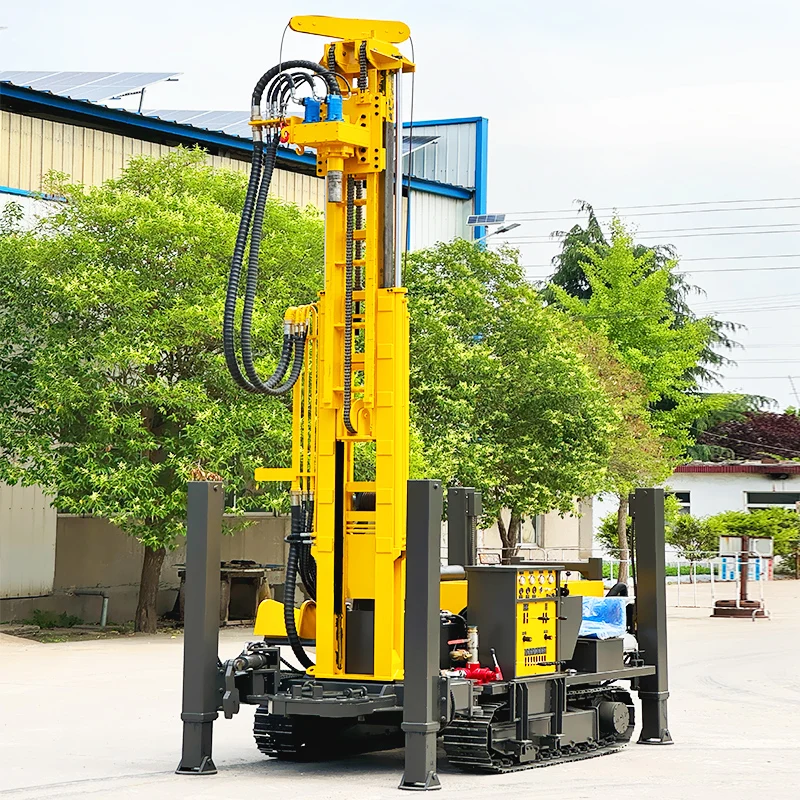 Customized 160 Pneumatic Water Well Drill High-Performance Geotechnical Engineering Exploration 200m Water Well Drilling Rig