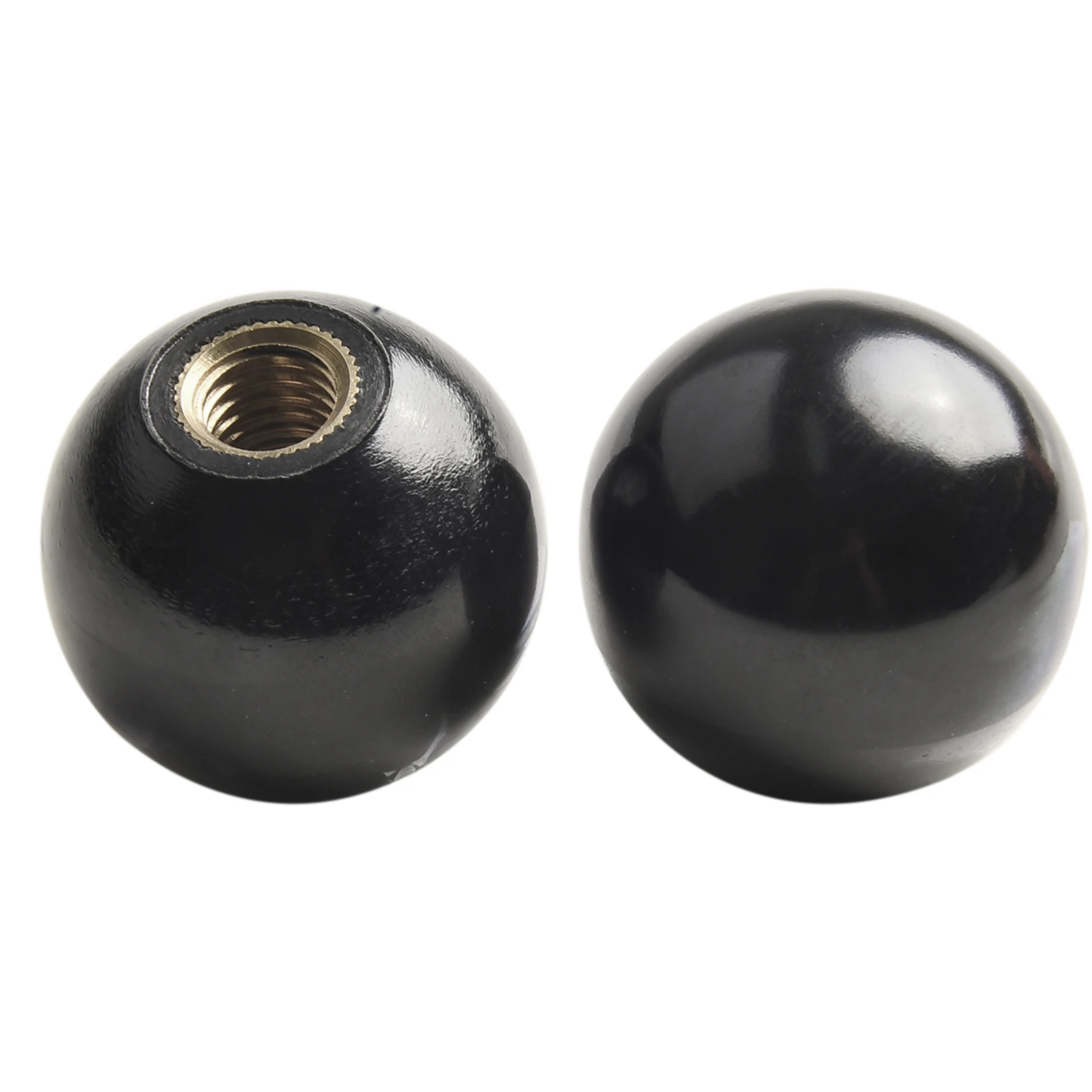 Black Bakelite Knob Bakelite Lever Knob For Machine Tools Easy Installation Excellent Insulation Female Thread Copper Nut