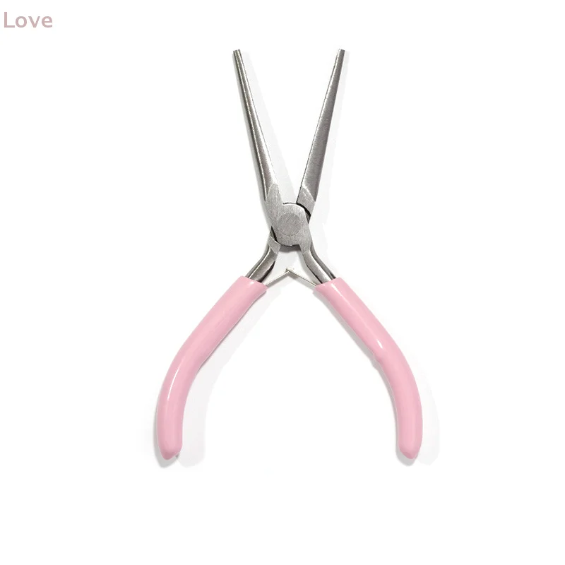 [L&P] Nail Art Shaping Clip Tweezers Manicure Tool UV Gel Tool Multi-Function Carbon Steel Nipper Picking Up Rhinestone