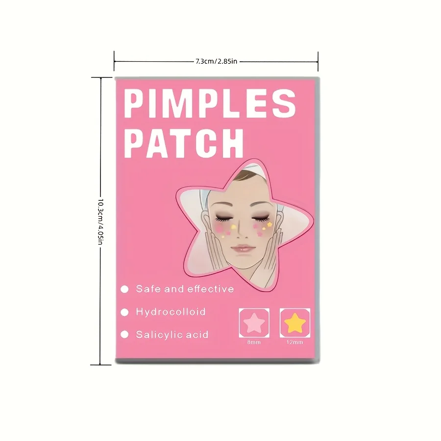 80 PCS Cubierta invisible para imperfecciones, adecuada para todo tipo de piel. Parches suavizantes para limpiar el acné de la piel, adecuados tanto para hombres como