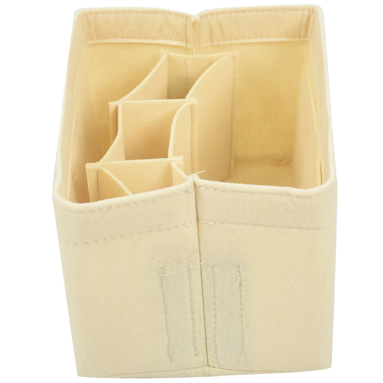 

Women Fashion Felt Cloth Inner Bag Fits In Insert Handbag Multi-Pockets Cosmetic Bags Storage And Personal Belongings Organizer