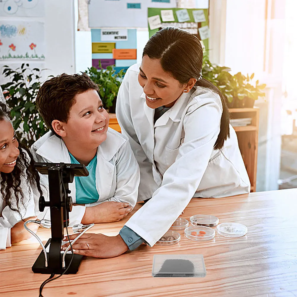 

4Pcs Magnetic Iron Filings Science Kit for Education Projects Visualize Magnetic Field Lines Experiments Learning