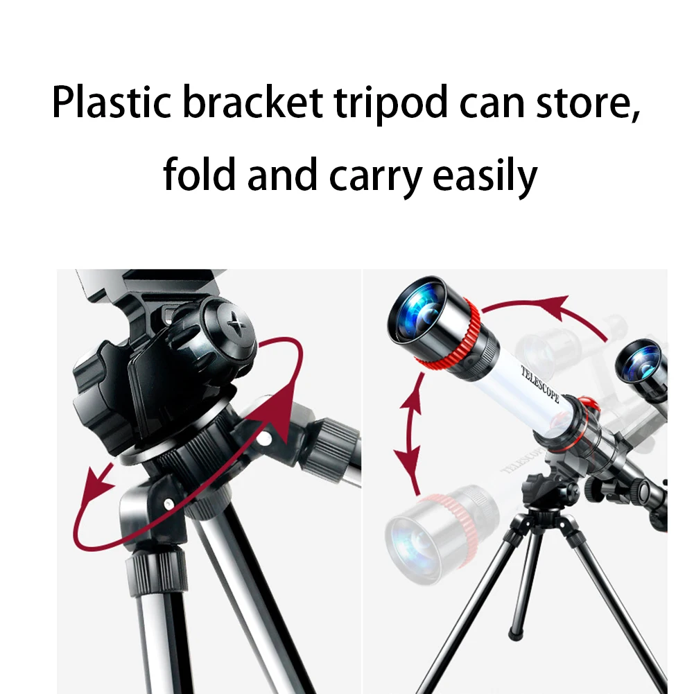 HD High Magnification Professional Astronomical Telescope Children Students Dual-Use Science Experiment Monocular Stargazing Bin