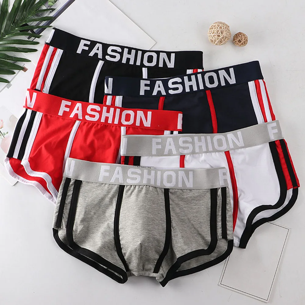 

L Red Boxer Shorts Cotton Boxer Applicable Gender Male Brand New Item Classic Style Soft Fabric For Daily Wear