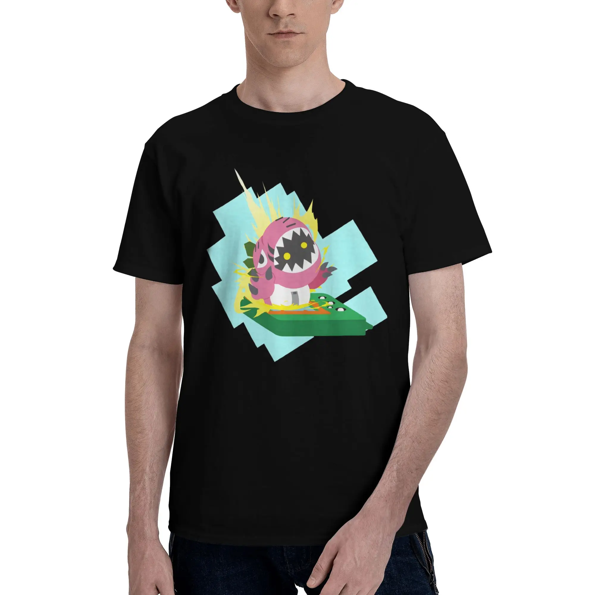 Digimon 11 Funny 100% Cotton T-Shirt Bandai Tees Tops For Men