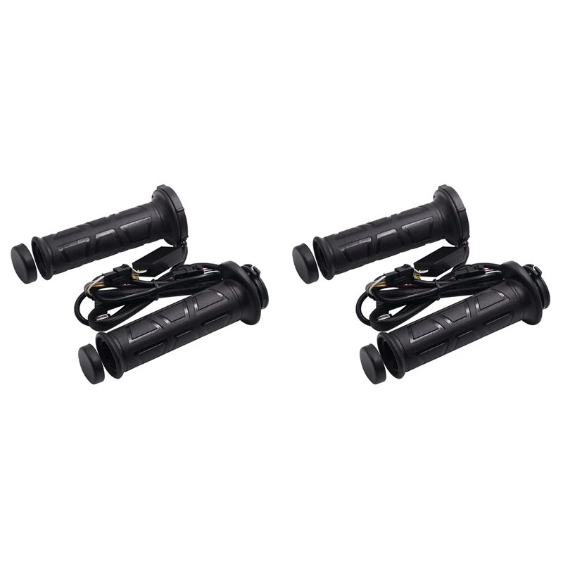 NEW HOT in Stock-2X Winter Motorcycle Heated Grips Handlebar Warmer Sleeves With Switch To Control Temperature For 22Mm