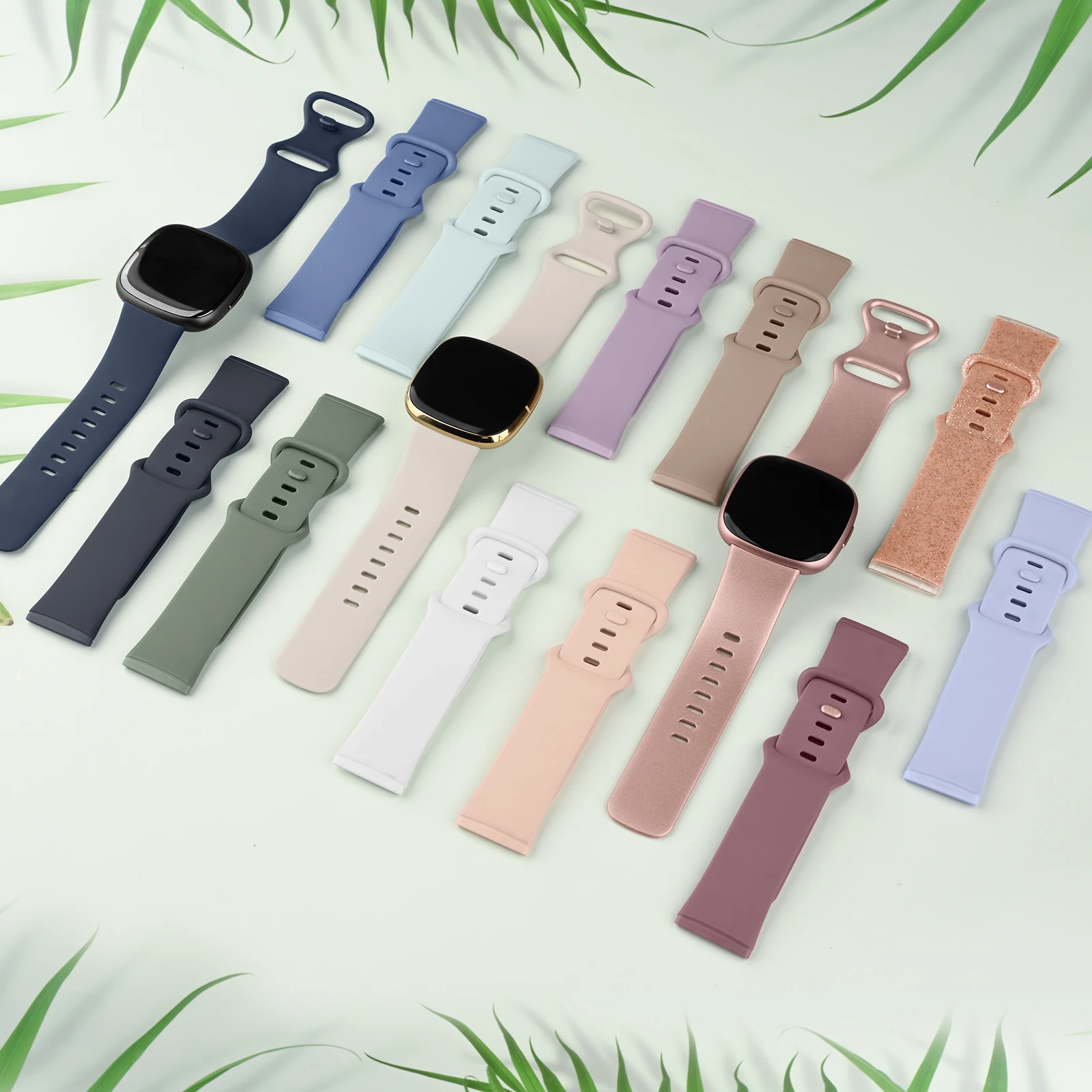 

Silicone Watchband For Fitbit Versa 3 Versa 4 Watchband Sport Wristband For Fitbit Sense/Sense 2 Bracelet Smartwatch Accessories