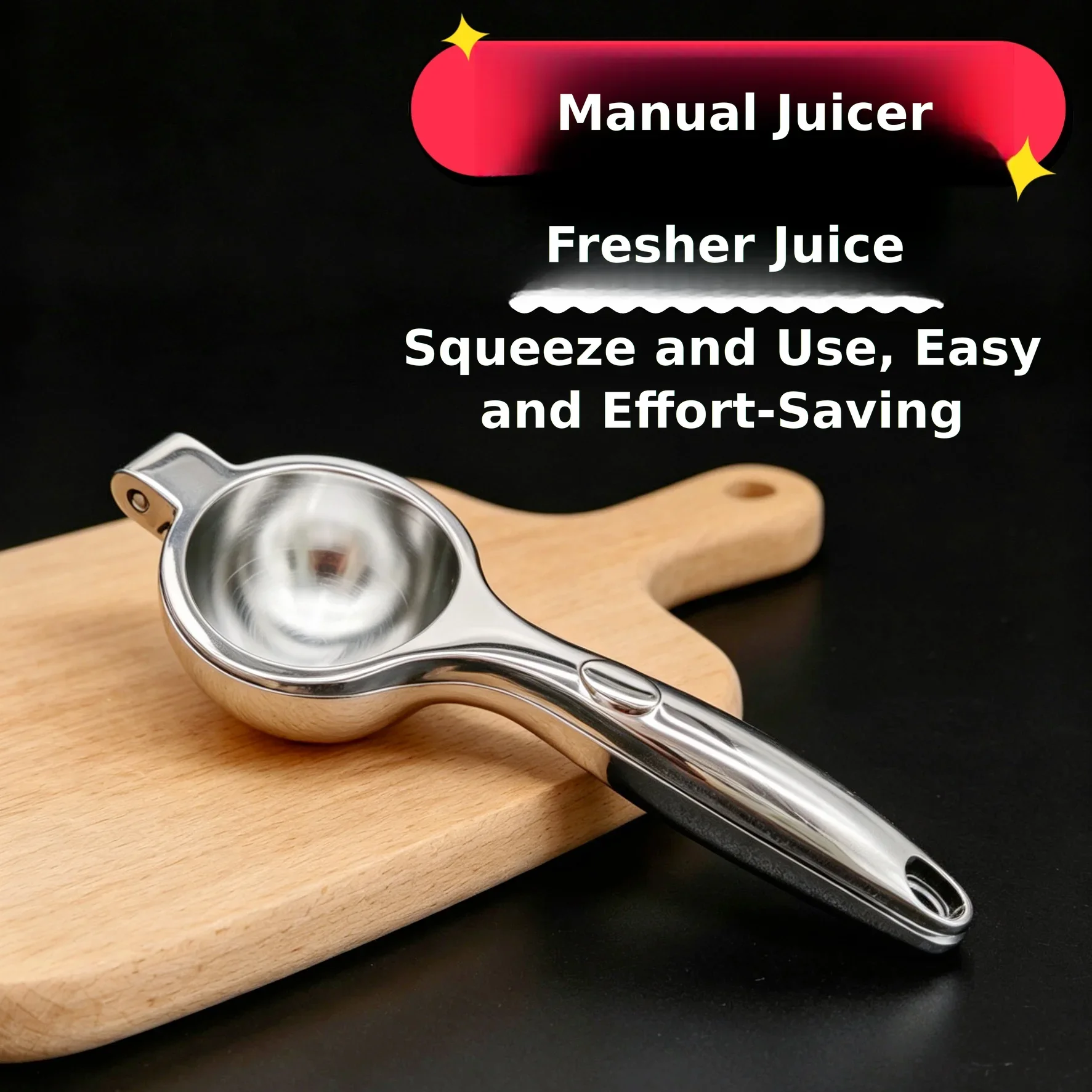 Manual Lemon Squeezer Zinc Alloy Kitchen Juicer Hand Press Citrus Lime Juicer