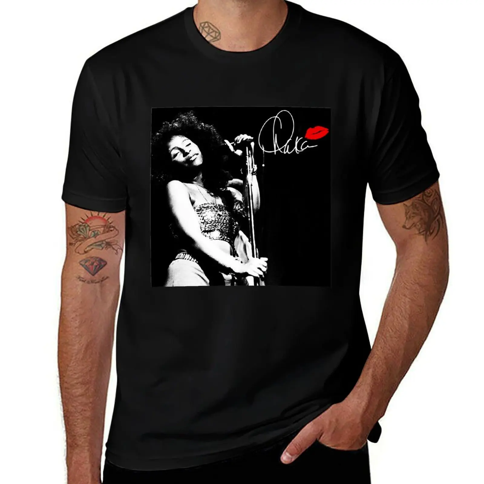 Chaka Khan Stage Songwriter Vocalist Funk Band Rufus Gifts For Fan T-Shirt Work Daily Short Sleeve Top T-Shirt