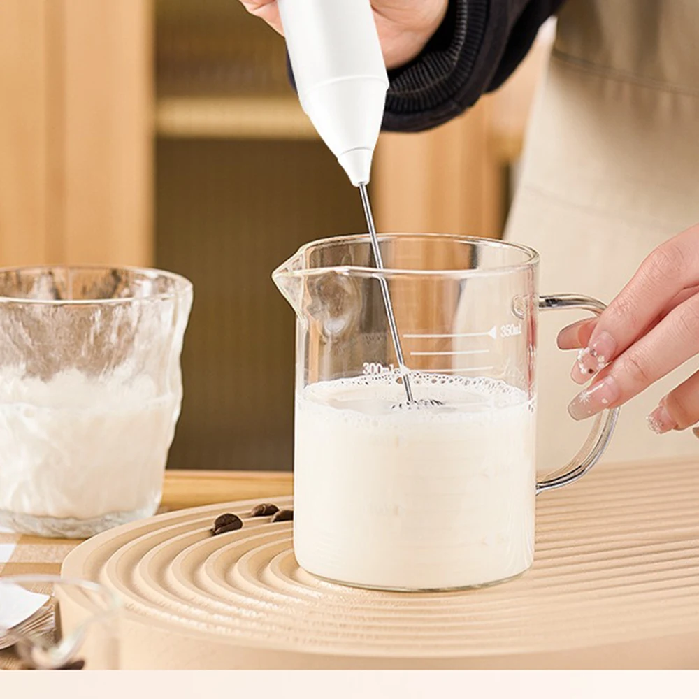 Electric Coffee Milk Foaming Mixer Handheld Egg Beater for Home Coffee Cream Mixer and Frother Automatic Kitchen Mixing Tool view 5