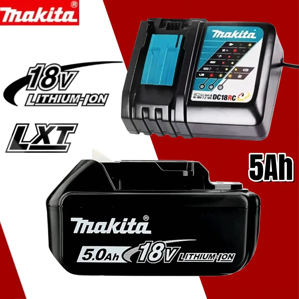

Original makita 18v battery Rechargeable Power Tool makita 18v Battery, Replaceable 5Ah battery Lithium-ion, 1850 BL1860B 5.0ah