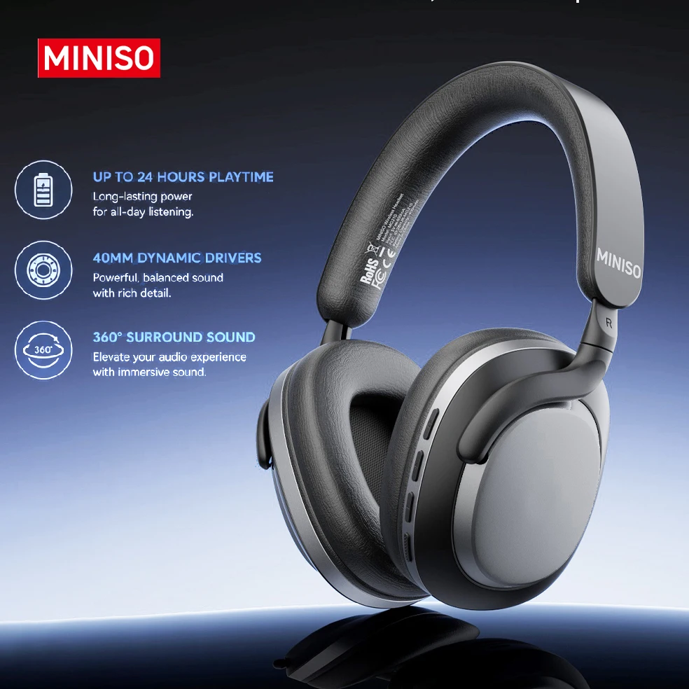 MINISO MG210 Bluetooth Earphones with Mic Wireless Headphone