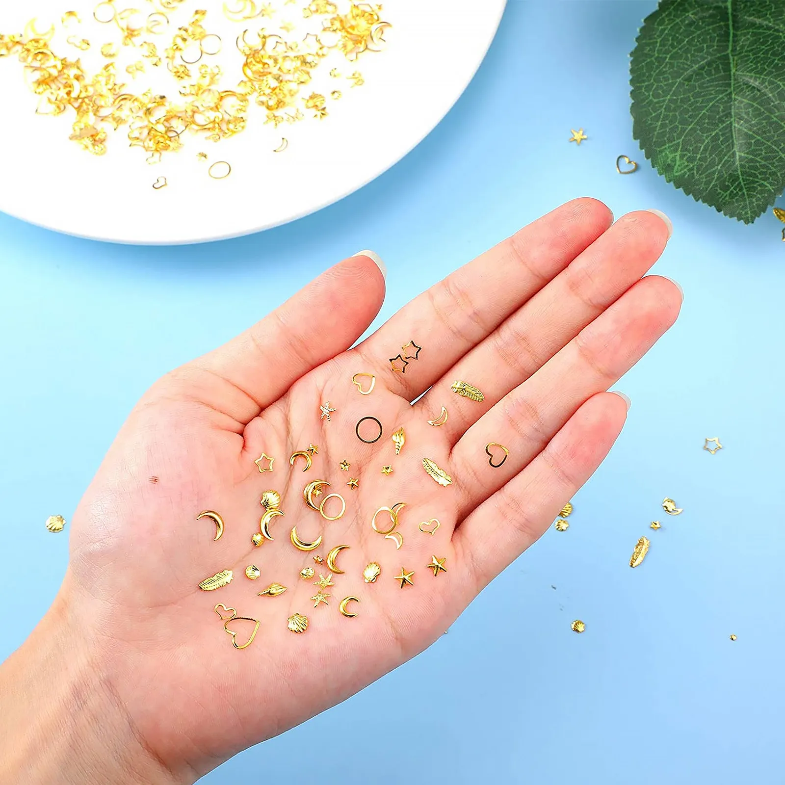 

3 коробки с наполнителями из смолы и жемчужными подвесками из сплава для рукоделия, создания украшений из эпоксидной смолы, скрапбукинга, декора телефонов, брелоков