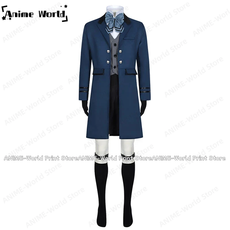 

《Custom Size》Anime Black Butler: Emerald Witch Arc Ciel Phantomhive Cosplay Costume Halloween Party Clothes