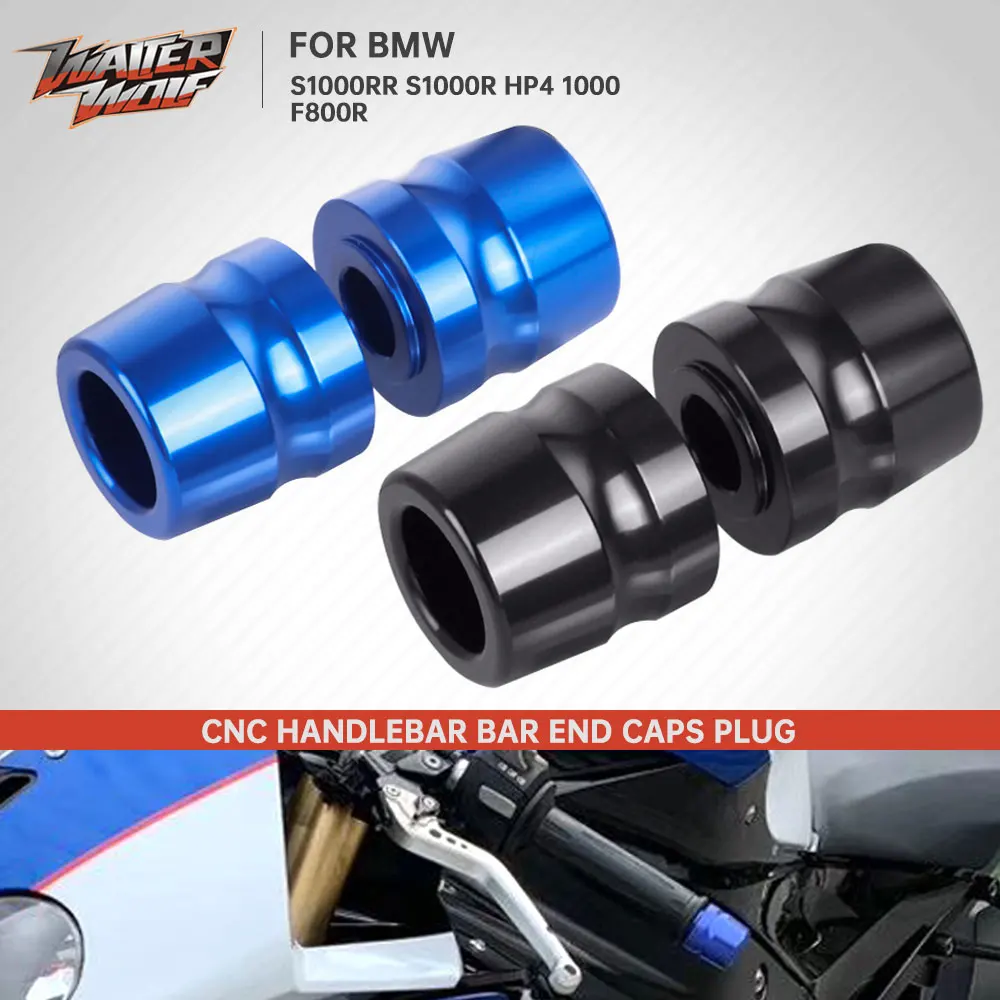 Bar End Caps For BMW S1000R S1000RR HP4 1000 F800R 2009-2021 Motorcycle Accessories Handlebar Weights Grip Plug Sliders Cover