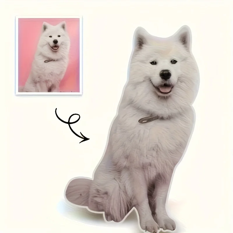 1 customized pet pillow closure and personalized photo gift, soft plush cushion for dogs and cats, high-quality polyester fiber