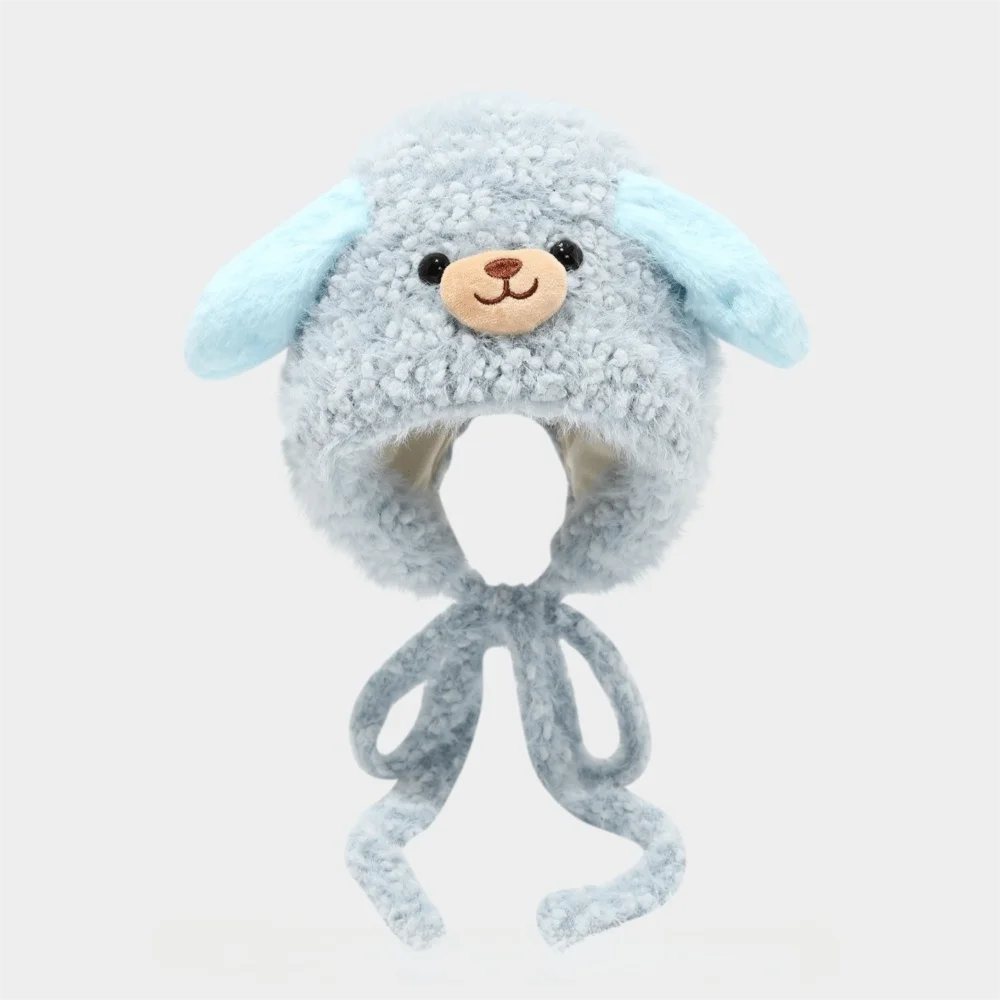 

Милая мультяшная шапка-балаклава, морозостойкие теплые пуловеры, ветрозащитная утолщенная защитная шапка для ушей, детские шапки и шапки