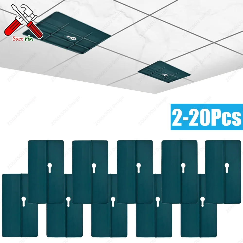 2-20pcs Drywall Fitting Plaster Board Fixing Ceiling Sloped Lifter Supports Tool Panel Lifter Place Installing Construction Tool