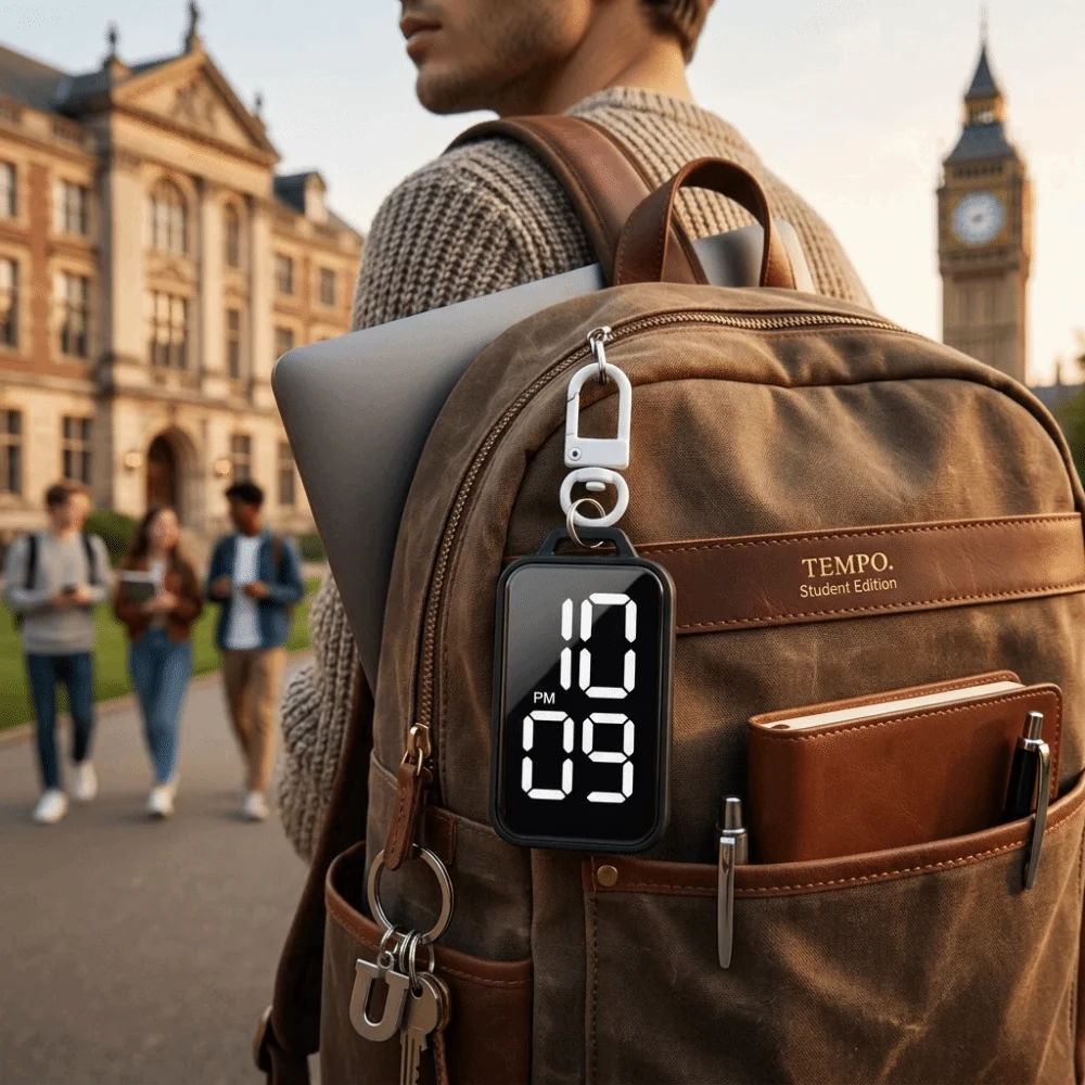 Digital Display Electronic watch Portable Pocket-Sized Student electronic watch Bright LED Lighting Mute Digital Display Watch