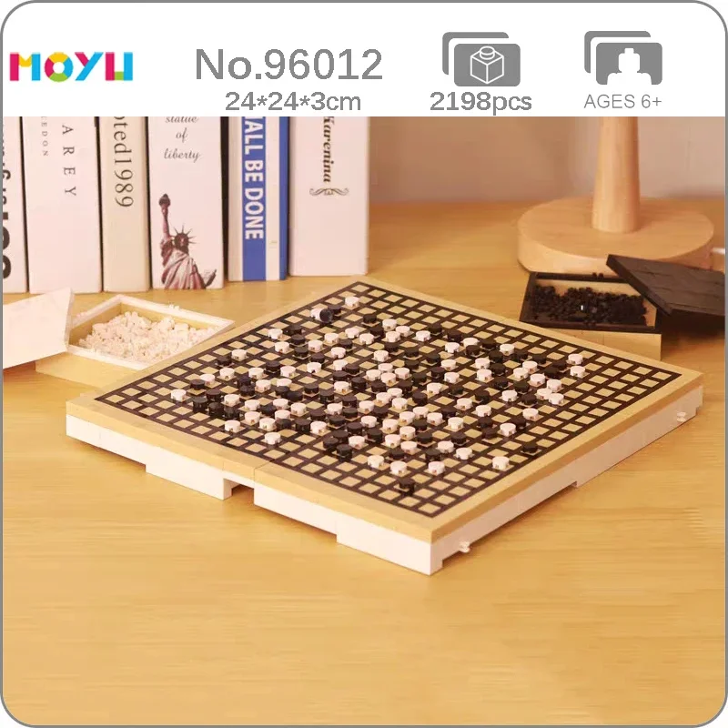 

Moyu 96012 Board Game Weiqi Go Chess Pieces Chessboard Storage Case Mini Diamond Blocks Bricks Building Toy For Children No Box